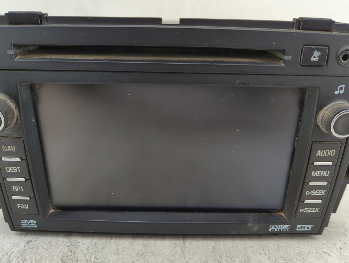 2007-2008 Gmc Acadia Radio AM FM Cd Player Receiver Replacement P/N:25897058 Fits Fits 2007 2008 OEM Used Auto Parts - Oemus