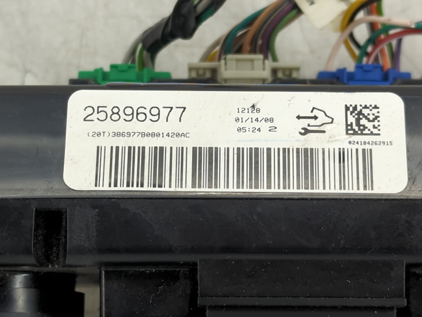 2007-2012 Gmc Acadia Climate Control Module Temperature AC/Heater Replacement P/N:25896977 Fits Fits 2007 2008 2009 2010 201