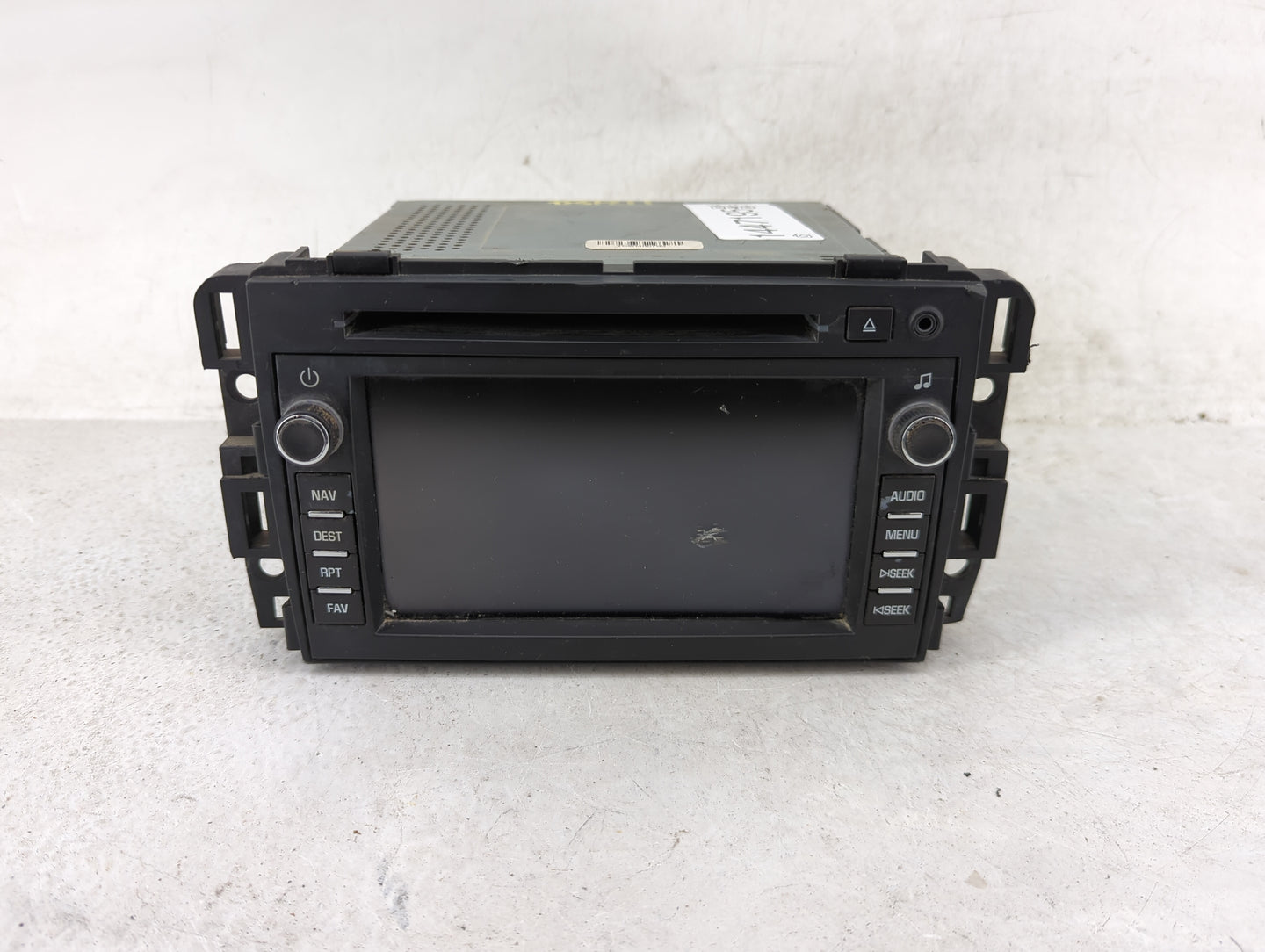 2007-2008 Gmc Acadia Radio AM FM Cd Player Receiver Replacement P/N:25897059 28114785 Fits Fits 2007 2008 OEM Used Auto Part