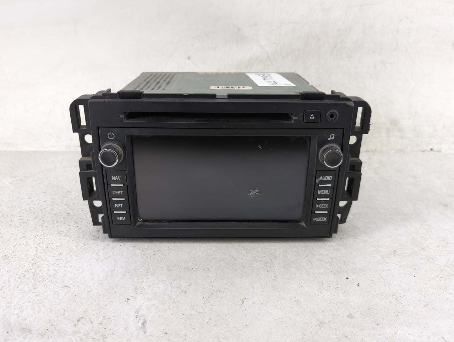 2007-2008 Gmc Acadia Radio AM FM Cd Player Receiver Replacement P/N:25897059 28114785 Fits Fits 2007 2008 OEM Used Auto Part