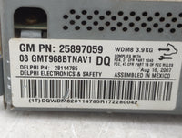 2007-2008 Gmc Acadia Radio AM FM Cd Player Receiver Replacement P/N:25897059 28114785 Fits Fits 2007 2008 OEM Used Auto Part