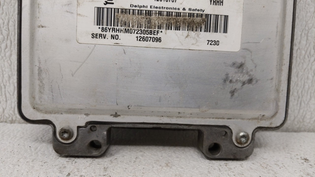 2007-2008 Gmc Acadia PCM Engine Control Computer ECU ECM PCU OEM P/N:12606474 12604995 Fits Fits 2005 2006 2007 2008 2009 20