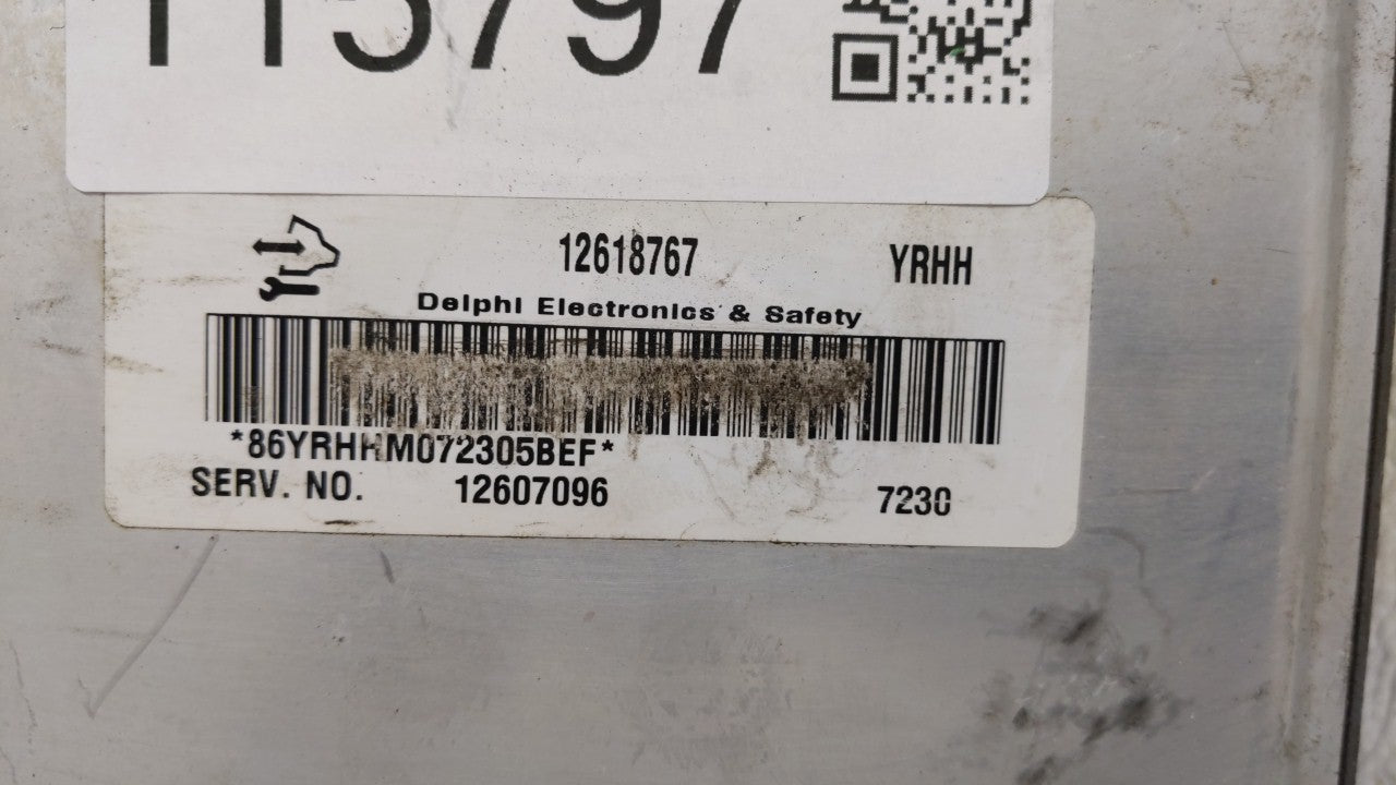 2007-2008 Gmc Acadia PCM Engine Control Computer ECU ECM PCU OEM P/N:12606474 12604995 Fits Fits 2005 2006 2007 2008 2009 20
