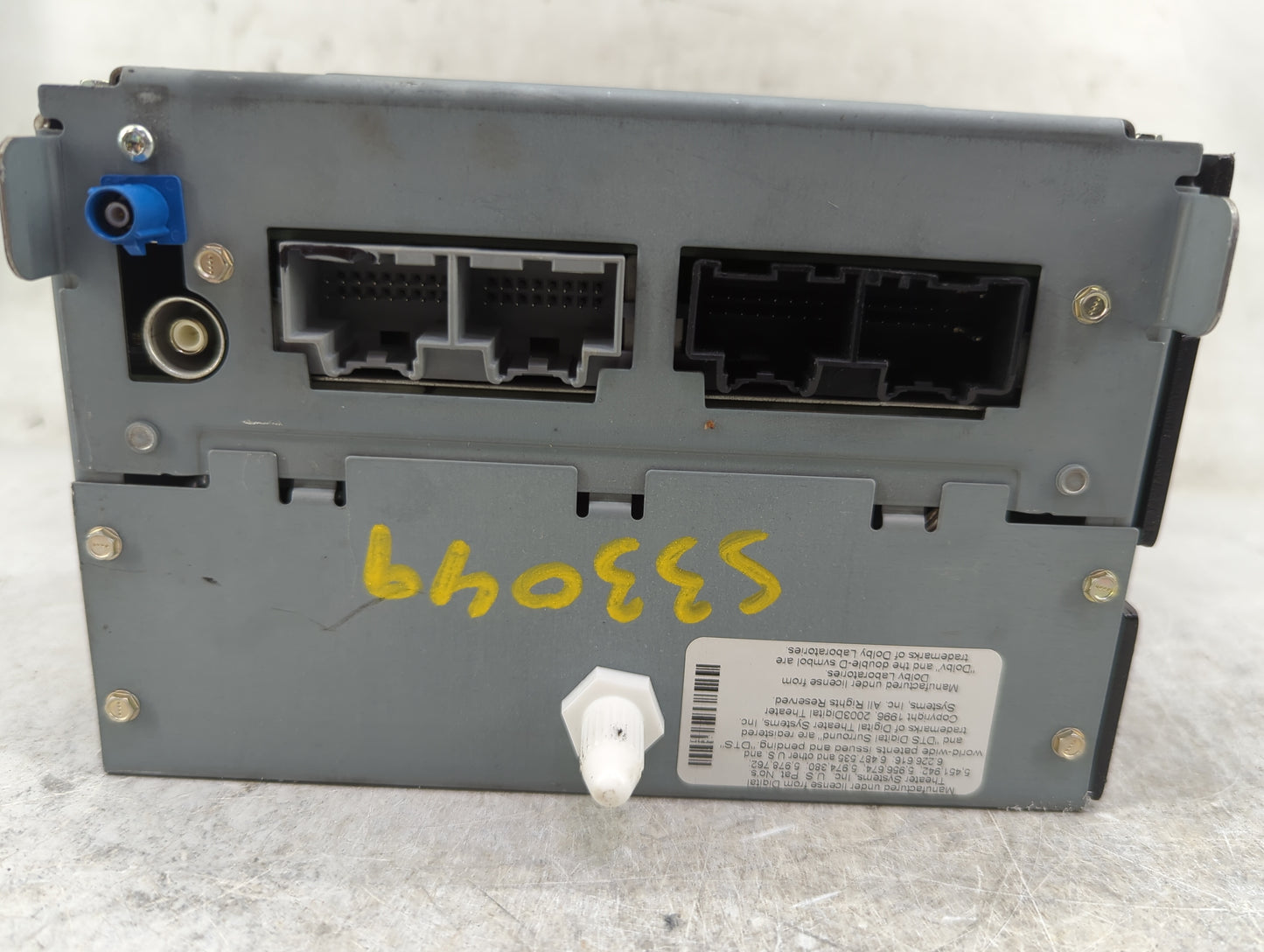 2007-2008 Gmc Acadia Audio Cd Disc Player 1466131 - Oemusedautoparts1.com