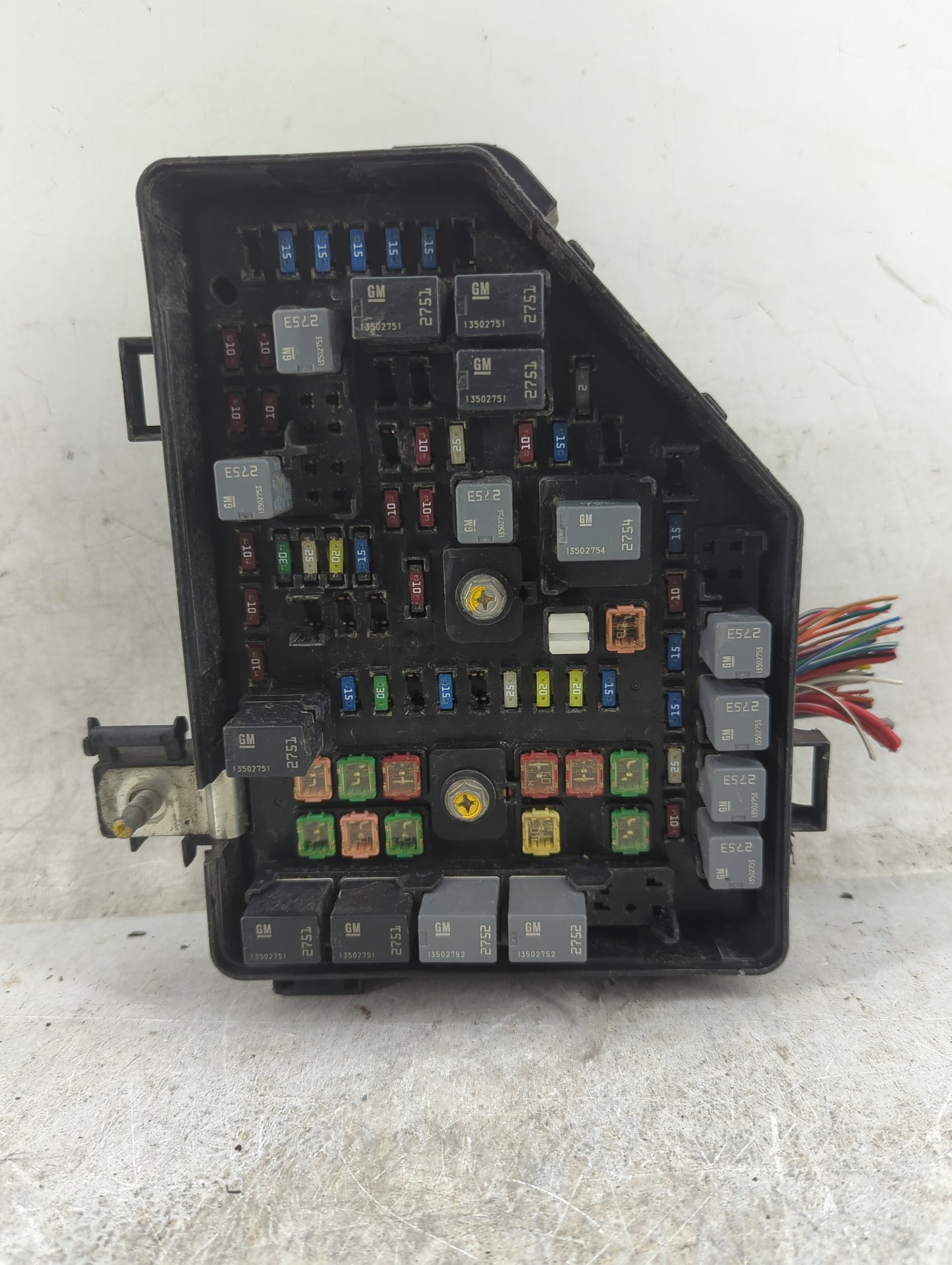 2007-2008 Gmc Acadia Fusebox Fuse Box Panel Relay Module P/N:25856251 13080357 Fits Fits 2007 2008 OEM Used Auto Parts - Oem