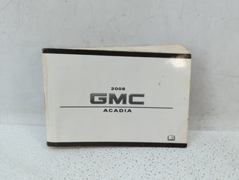compare product 2008 Gmc Acadia Owners Manual Book Guide OEM Used Auto Parts