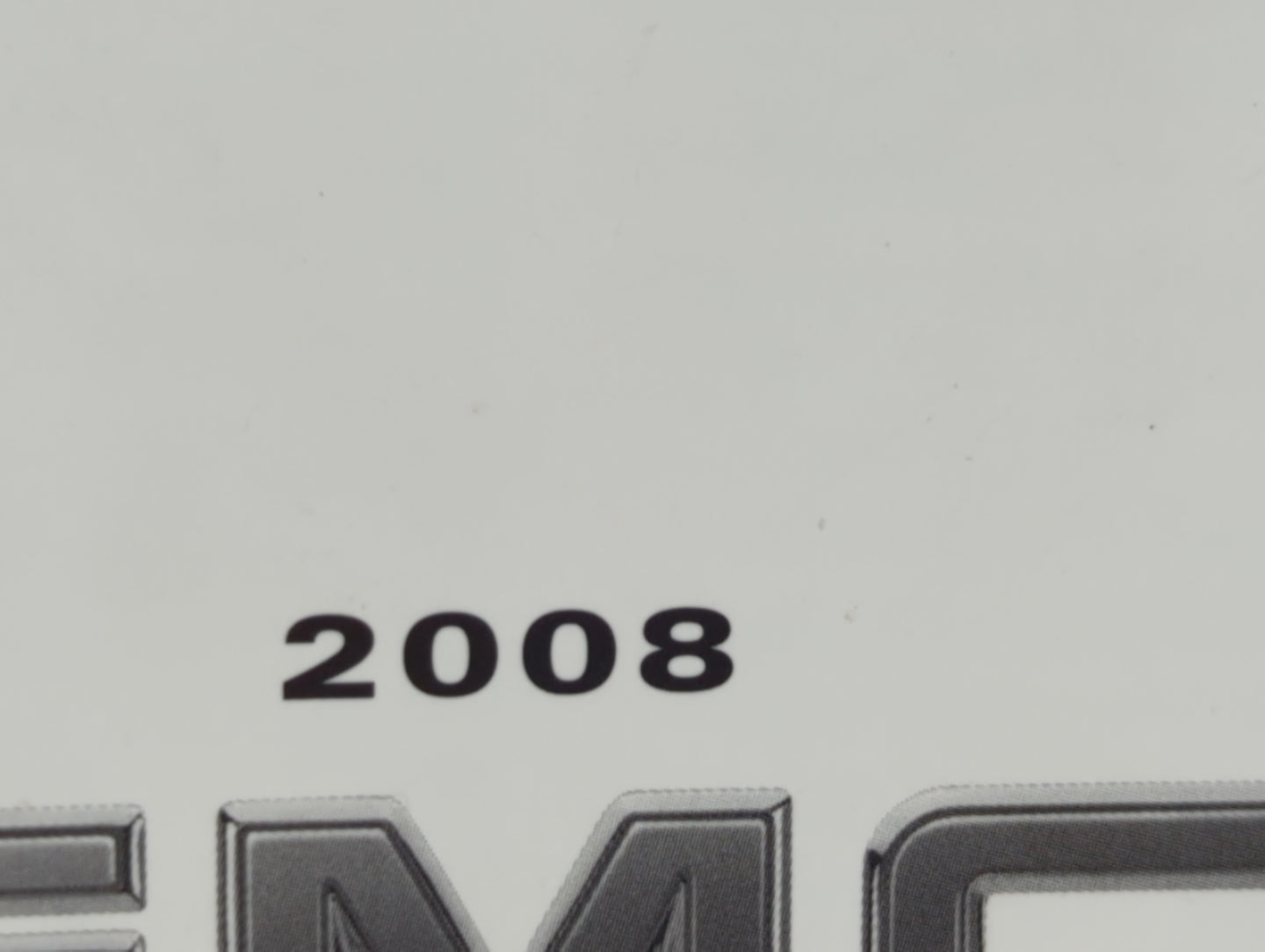 2008 Gmc Acadia Owners Manual Book Guide OEM Used Auto Parts - Oemusedautoparts1.com