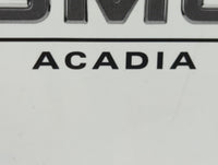 2008 Gmc Acadia Owners Manual Book Guide OEM Used Auto Parts - Oemusedautoparts1.com
