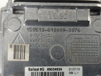 2007-2008 Gmc Acadia Headlight Ballast Head Light Silver Steel Metallic - Oemusedautoparts1.com