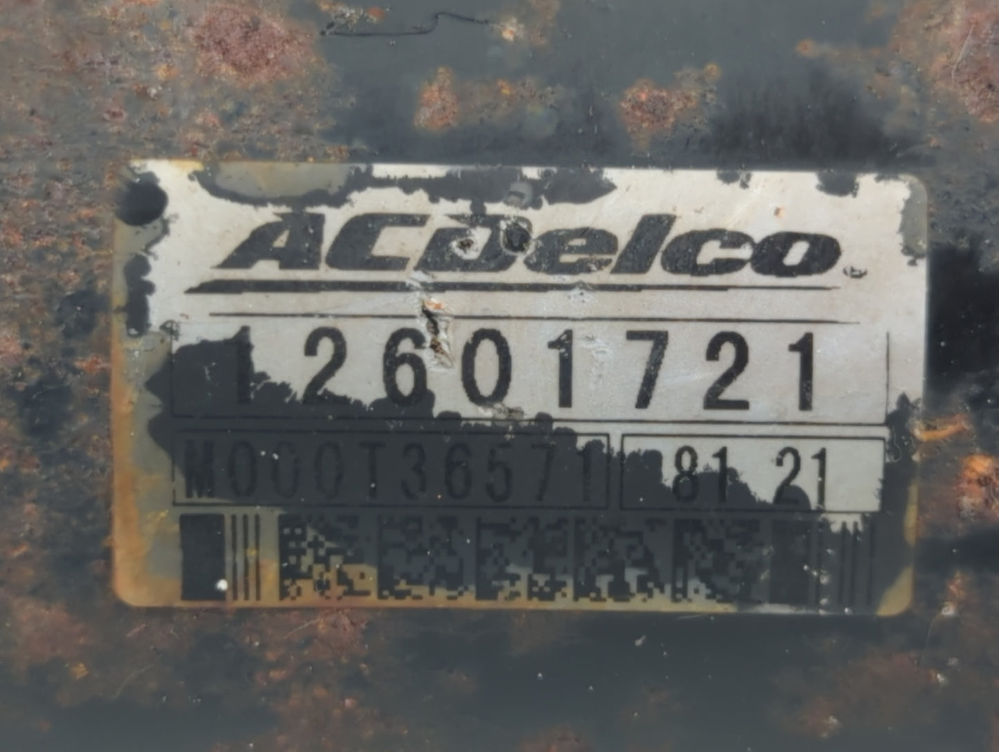 2007-2017 Gmc Acadia Car Starter Motor Solenoid OEM P/N:M000T36571 12601721 Fits OEM Used Auto Parts - Oemusedautoparts1.com