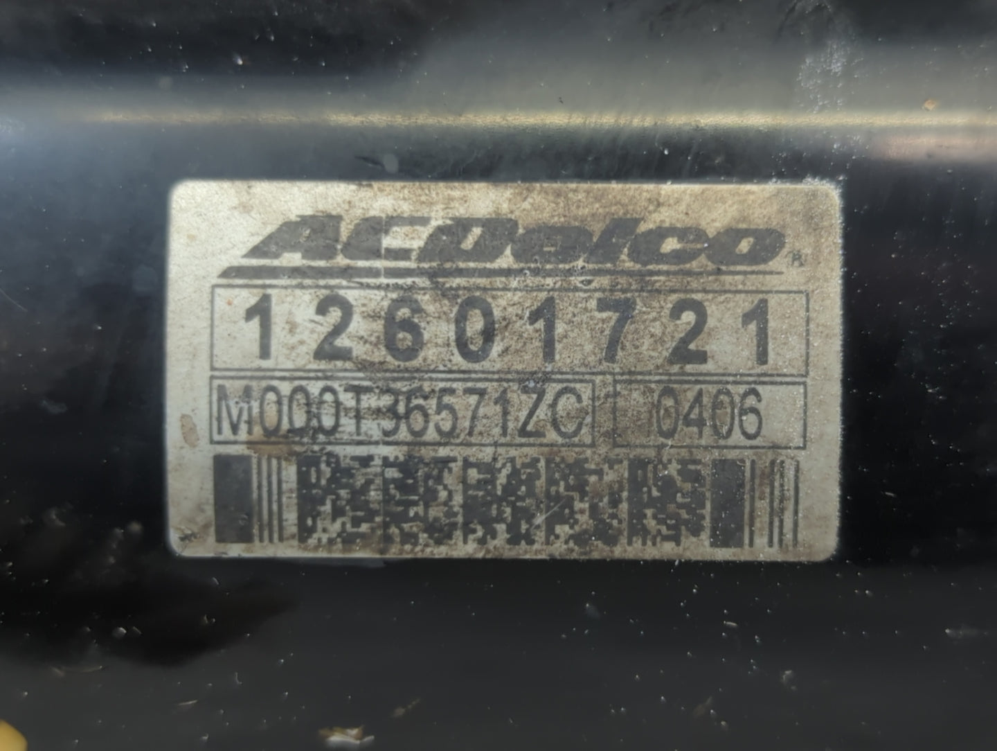 2007-2017 Gmc Acadia Car Starter Motor Solenoid OEM P/N:M000T36571 12601721 Fits OEM Used Auto Parts - Oemusedautoparts1.com