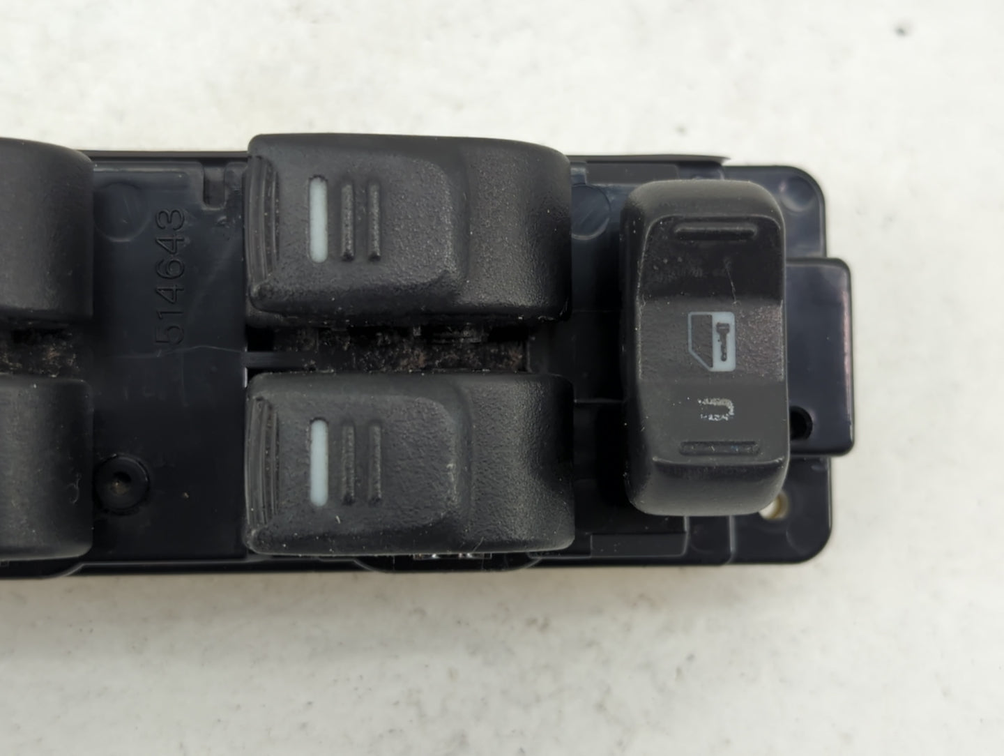 2004-2012 Gmc Canyon Master Power Window Switch Replacement Driver Side Left P/N:514643 658-5D7D Fits OEM Used Auto Parts - 