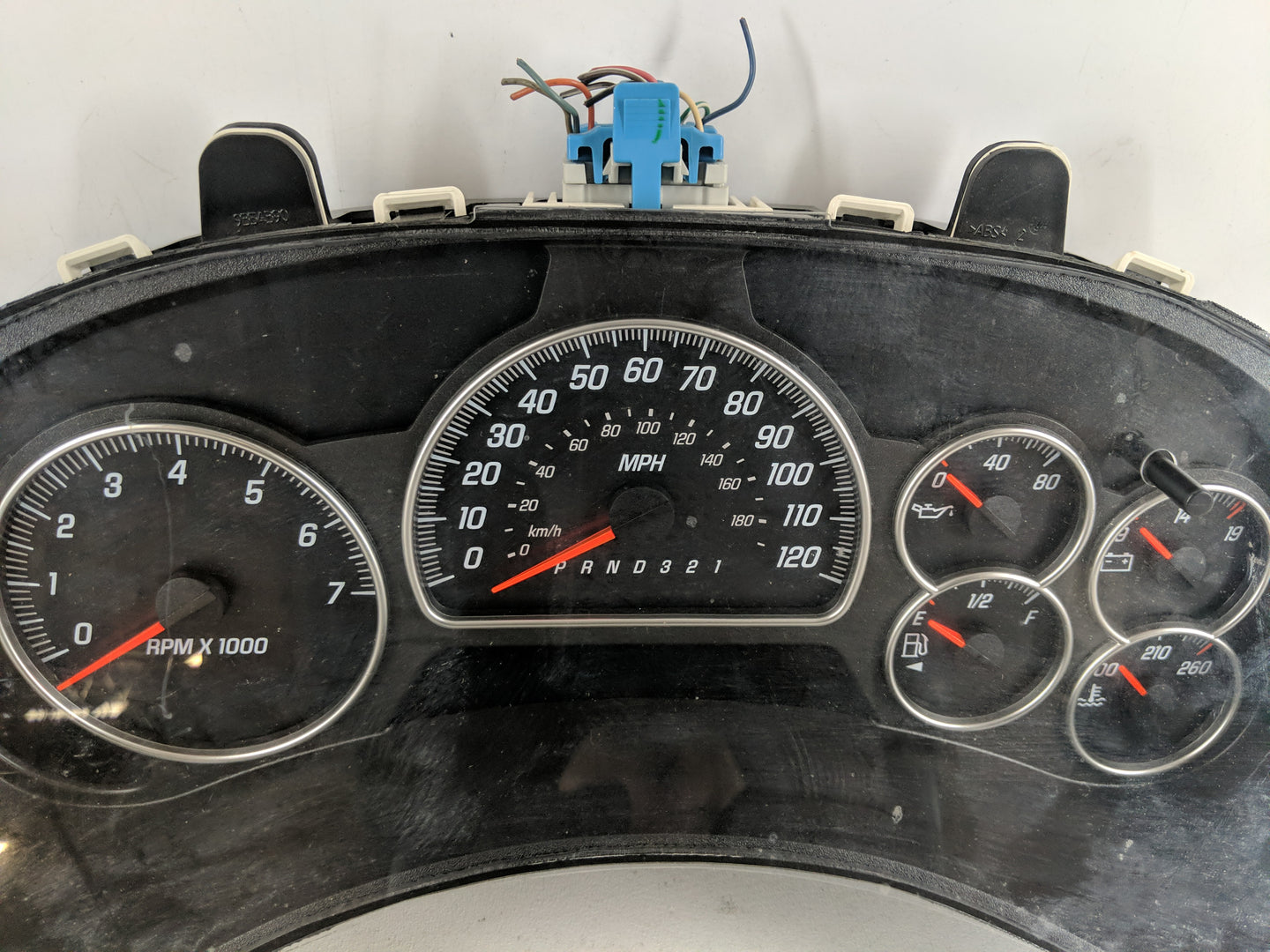 2006-2009 Gmc Envoy Instrument Cluster Speedometer Gauges P/N:25933648 Fits Fits 2006 2007 2008 2009 OEM Used Auto Parts - O