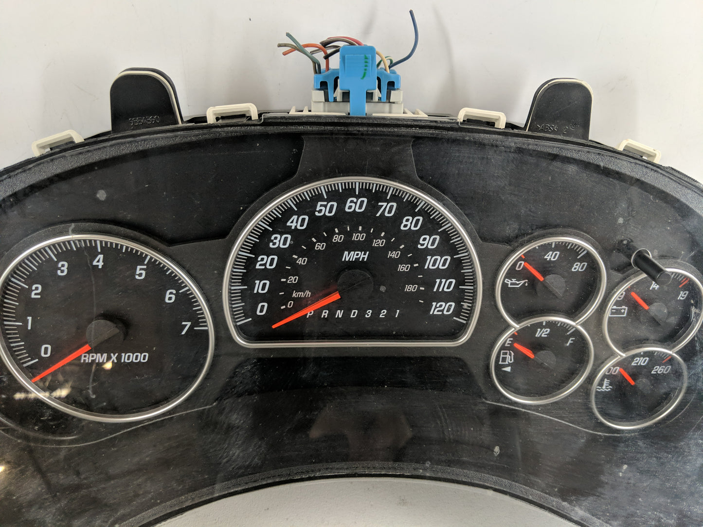 2006-2009 Gmc Envoy Instrument Cluster Speedometer Gauges P/N:25933648 Fits Fits 2006 2007 2008 2009 OEM Used Auto Parts - O