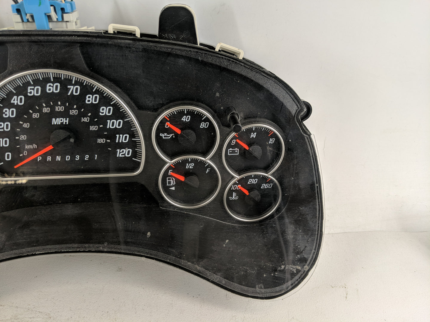 2006-2009 Gmc Envoy Instrument Cluster Speedometer Gauges P/N:25933648 Fits Fits 2006 2007 2008 2009 OEM Used Auto Parts - O