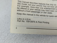 2008 Gmc Envoy Owners Manual Book Guide P/N:15912670 A OEM Used Auto Parts - Oemusedautoparts1.com