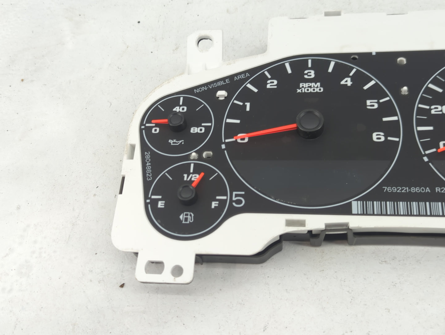 2007-2011 Gmc Sierra 1500 Instrument Cluster Speedometer Gauges P/N:769221-860A 28048823 Fits Fits 2007 2008 2009 2010 2011 