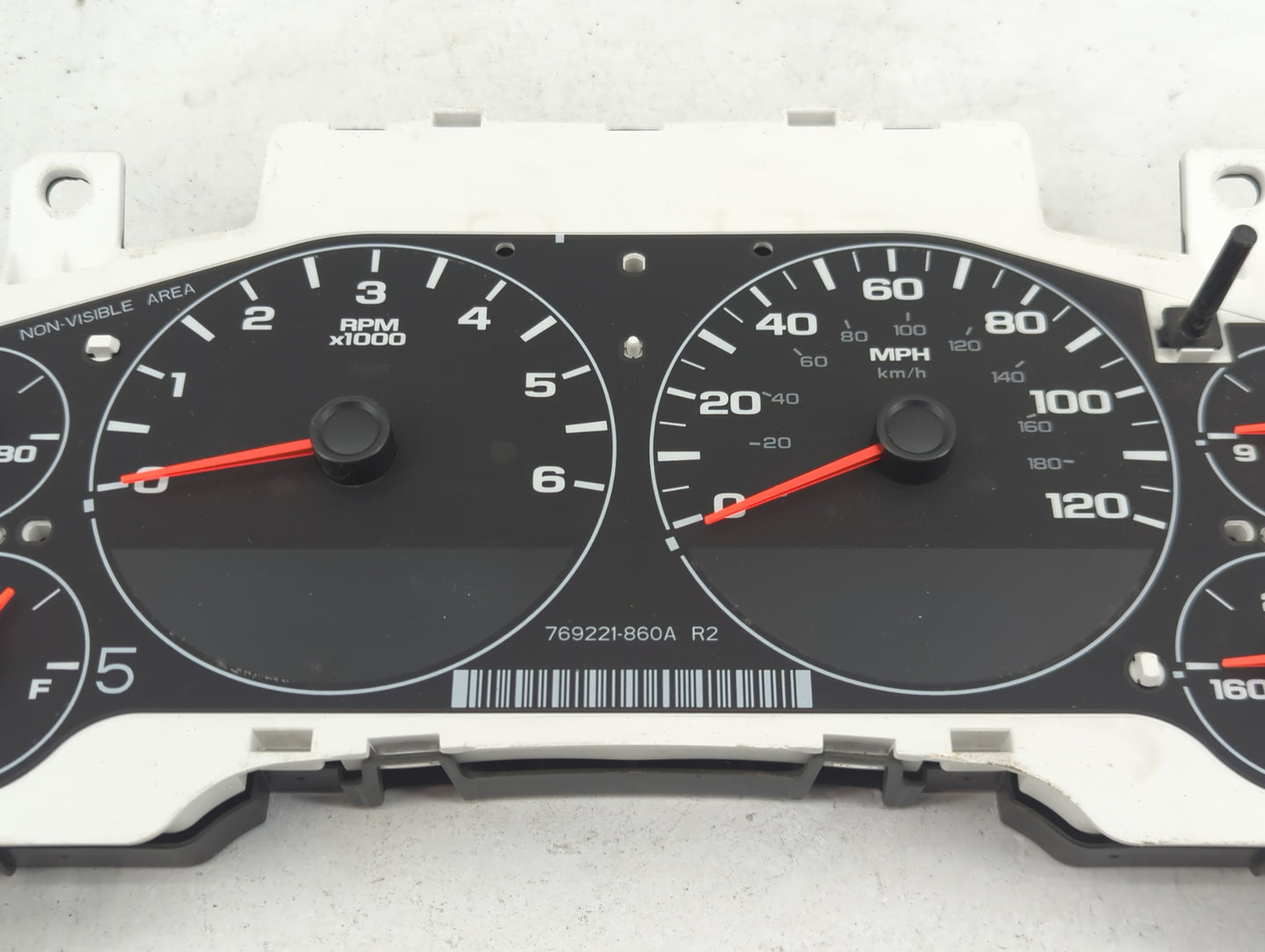 2007-2011 Gmc Sierra 1500 Instrument Cluster Speedometer Gauges P/N:769221-860A 28048823 Fits Fits 2007 2008 2009 2010 2011 