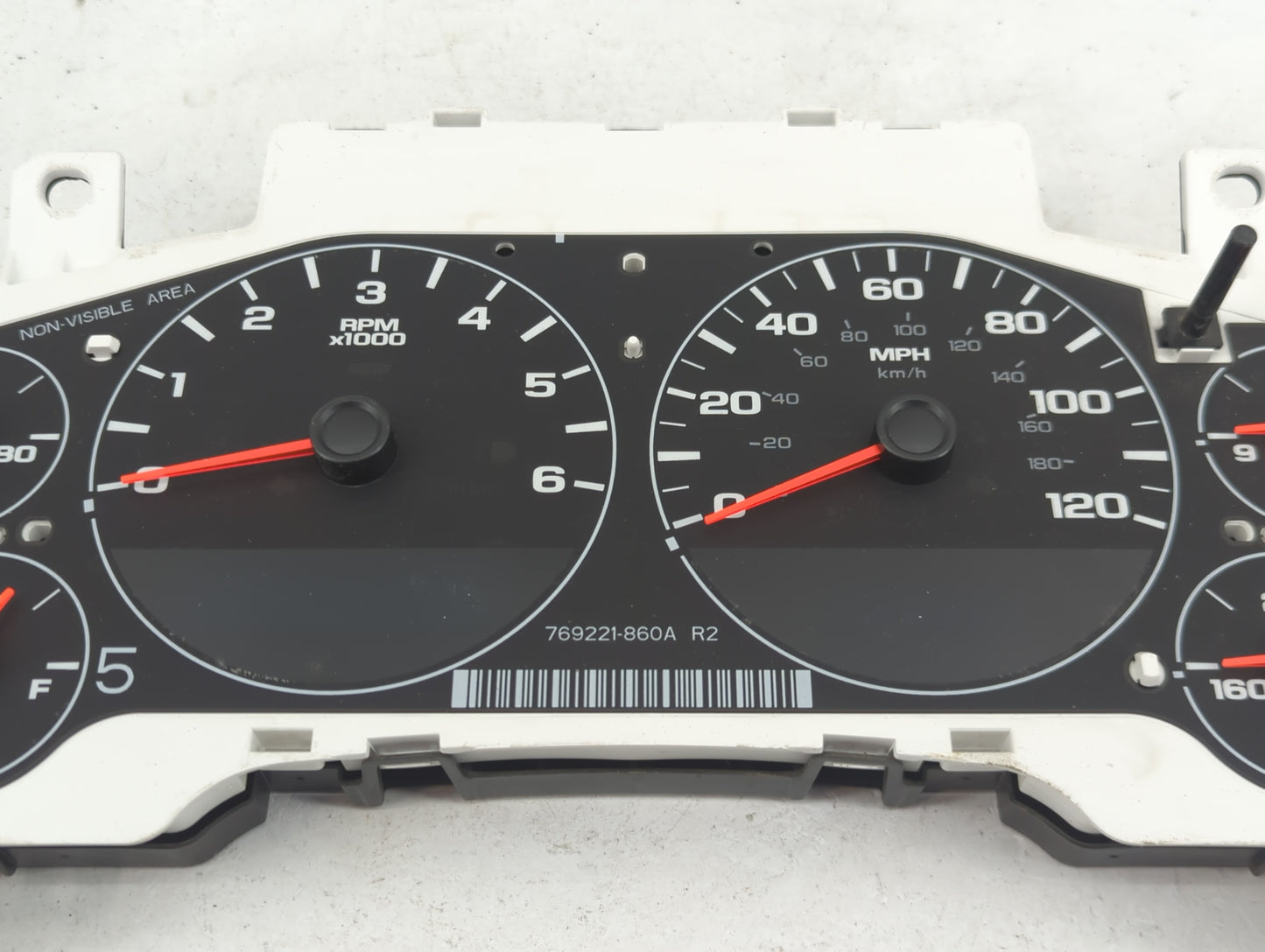 2007-2011 Gmc Sierra 1500 Instrument Cluster Speedometer Gauges P/N:769221-860A 28048823 Fits Fits 2007 2008 2009 2010 2011 