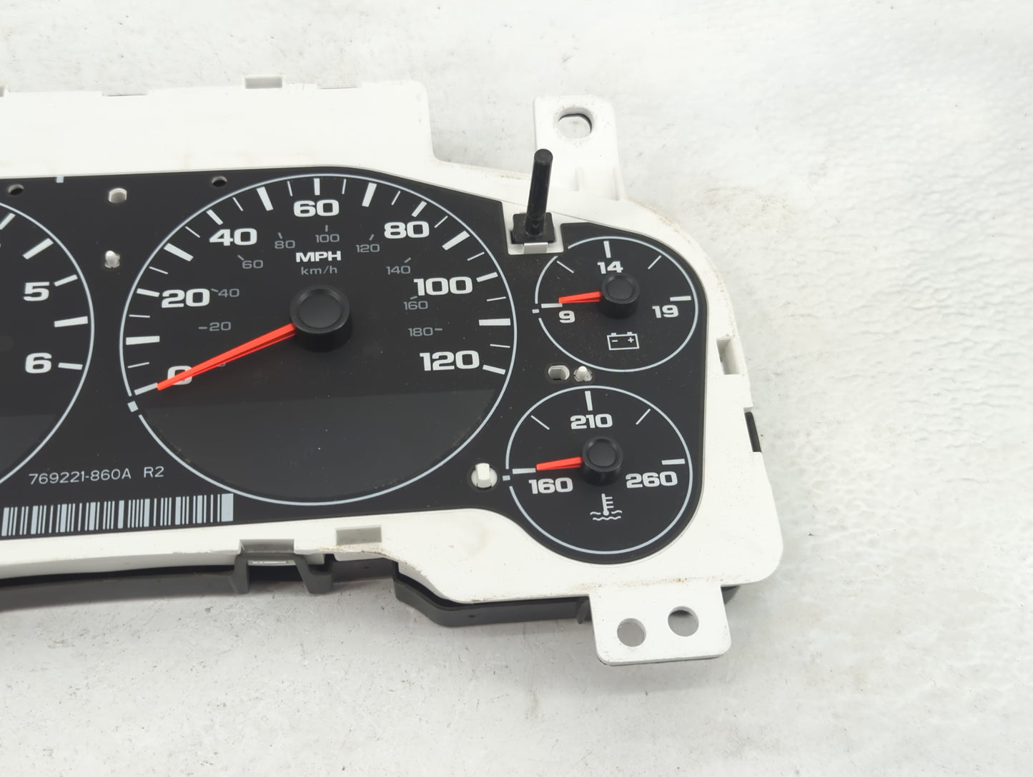 2007-2011 Gmc Sierra 1500 Instrument Cluster Speedometer Gauges P/N:769221-860A 28048823 Fits Fits 2007 2008 2009 2010 2011 