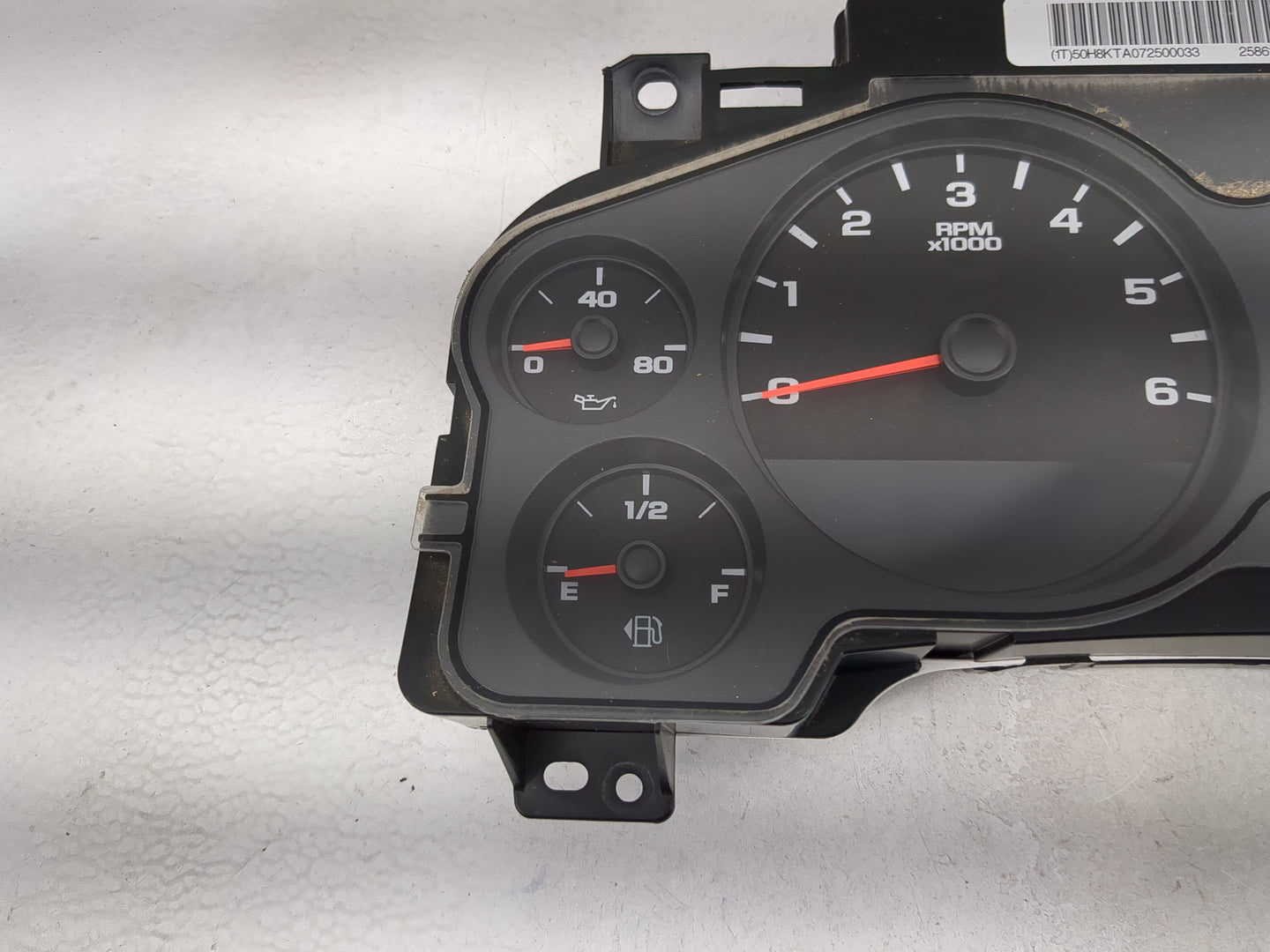 2007-2012 Gmc Sierra 2500 Instrument Cluster Speedometer Gauges P/N:25861660 50H8KTA072500033 Miles: Fits OEM Used Auto Part