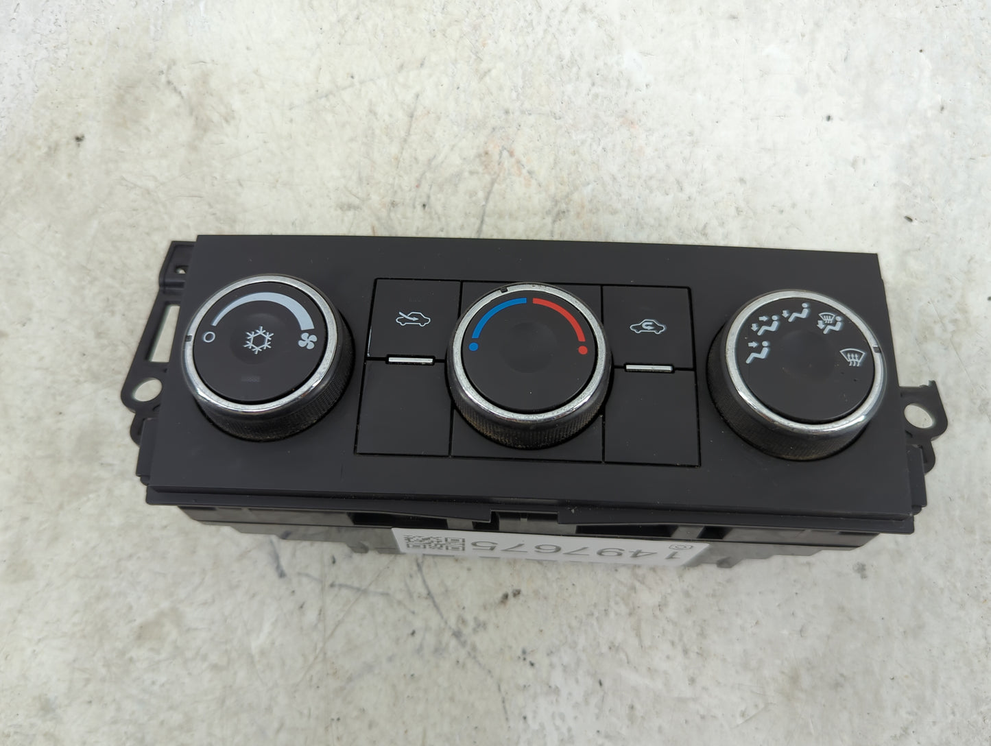 2007-2009 Gmc Sierra 2500 Climate Control Module Temperature AC/Heater Replacement P/N:25796476 Fits Fits 2007 2008 2009 OEM