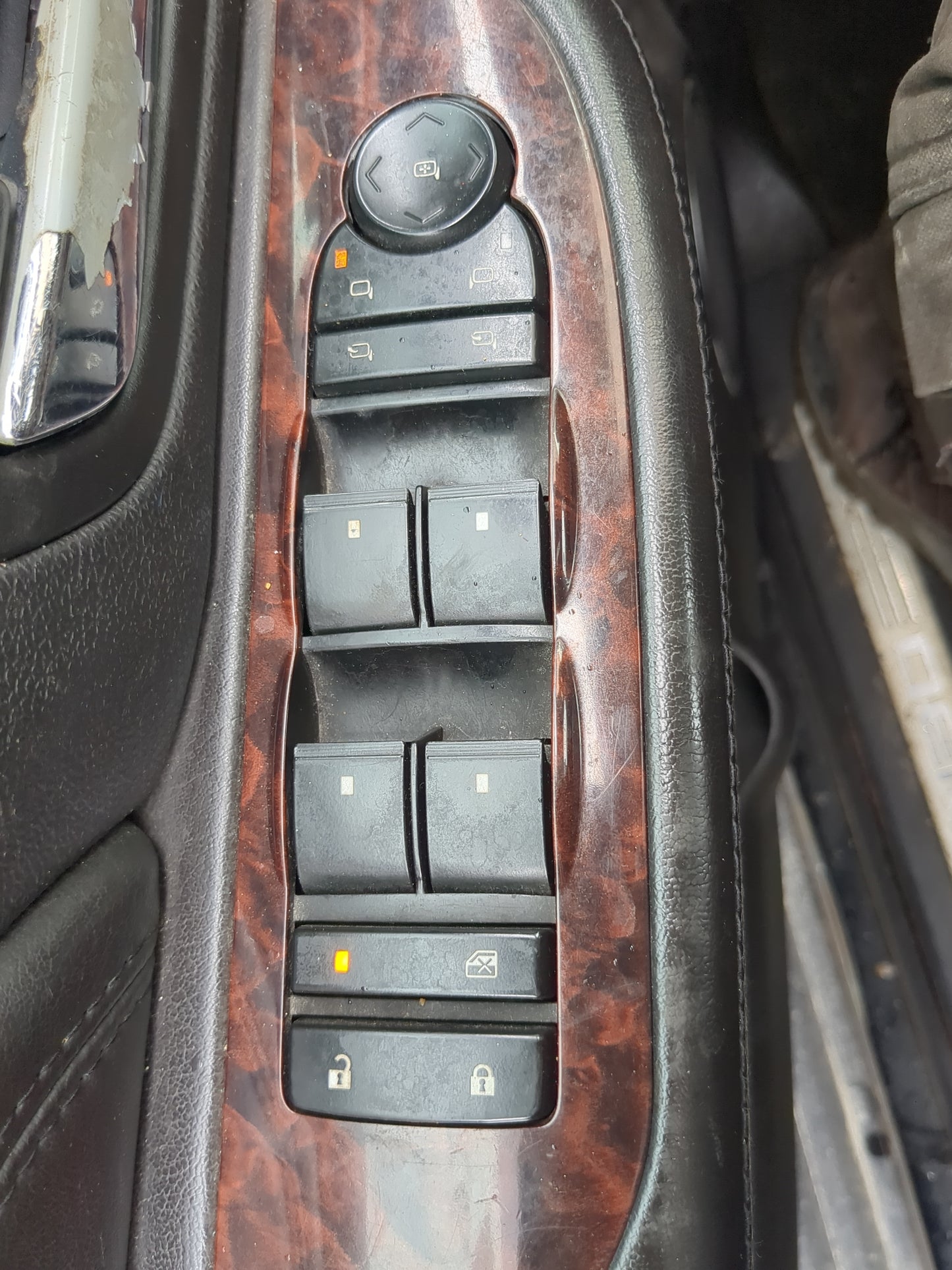 2008 Gmc Yukon Master Power Window Switch Replacement Driver Side Left Fits OEM Used Auto Parts - Oemusedautoparts1.com