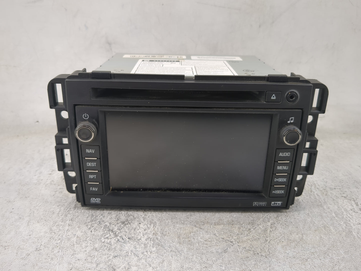 2008-2009 Gmc Yukon Radio AM FM Cd Player Receiver Replacement P/N:25857364 DW468100-5671 Fits Fits 2008 2009 OEM Used Auto 