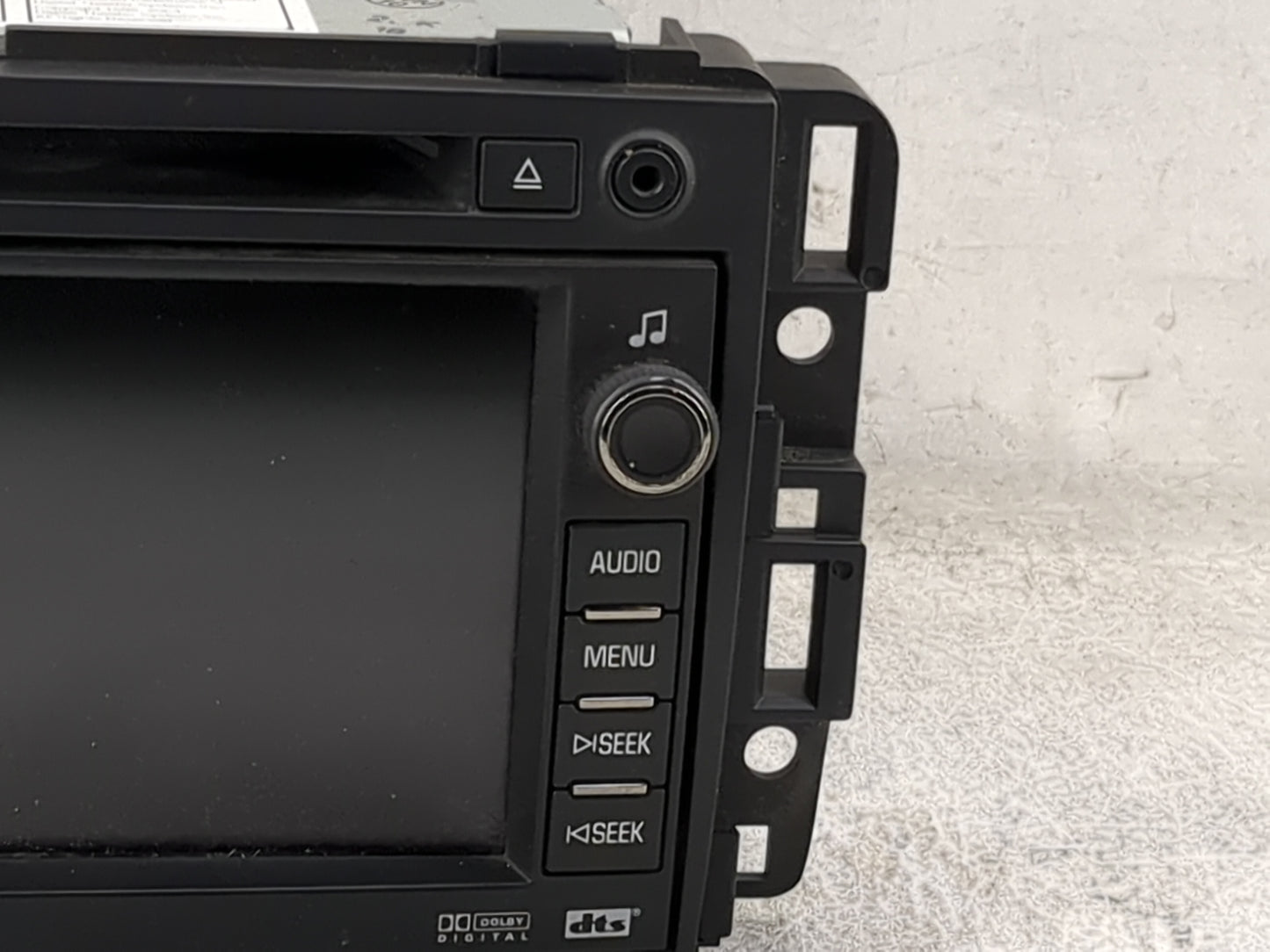 2008-2009 Gmc Yukon Radio AM FM Cd Player Receiver Replacement P/N:25857364 DW468100-5671 Fits Fits 2008 2009 OEM Used Auto 