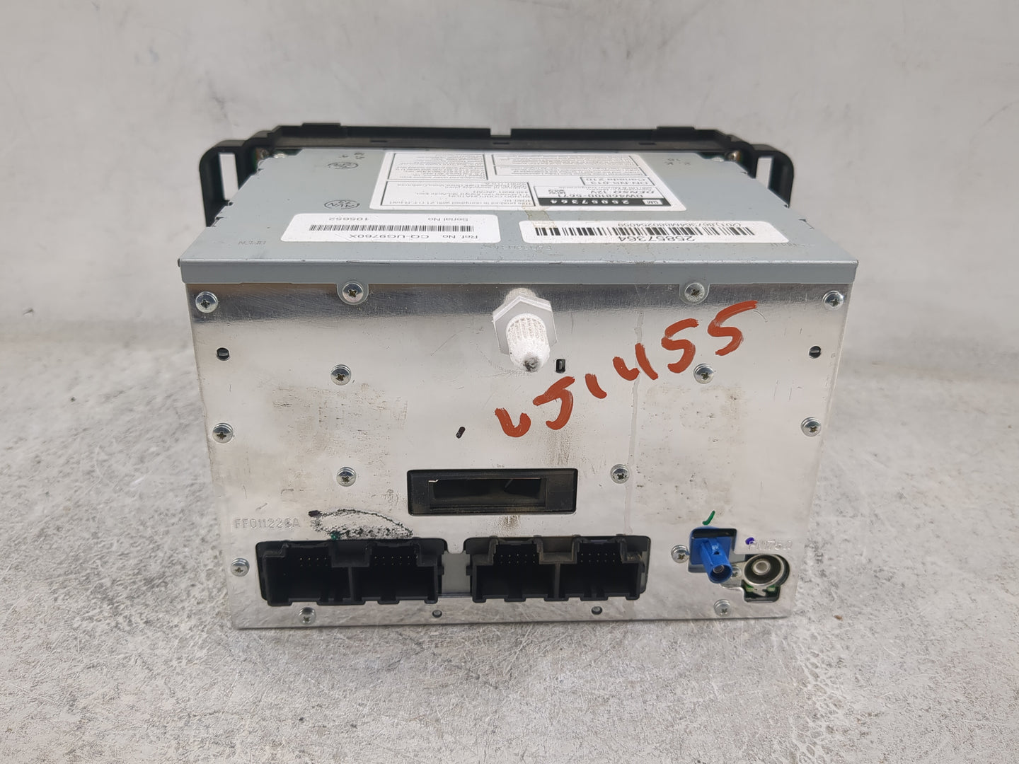 2008-2009 Gmc Yukon Radio AM FM Cd Player Receiver Replacement P/N:25857364 DW468100-5671 Fits Fits 2008 2009 OEM Used Auto 