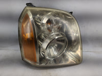 2007-2014 Gmc Yukon Passenger Right Oem Head Light Headlight Lamp Black - Oemusedautoparts1.com