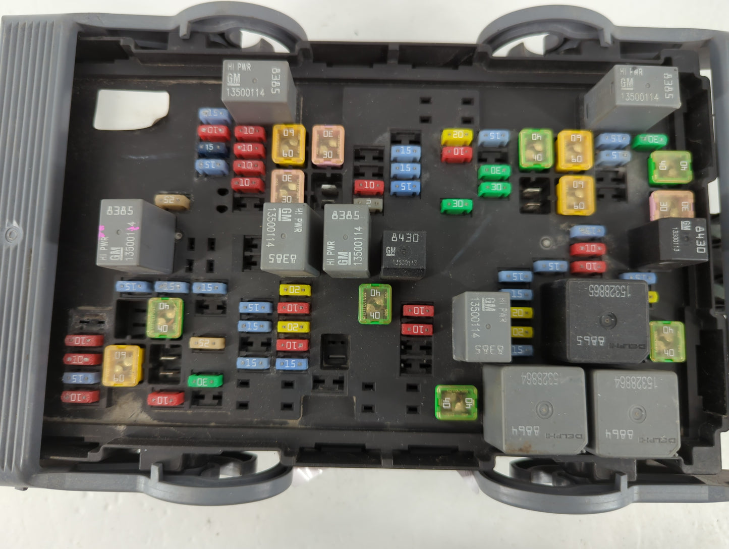 2007-2009 Gmc Yukon Fusebox Fuse Box Panel Relay Module P/N:PA66-GF14 Fits Fits 2007 2008 2009 OEM Used Auto Parts - Oemused
