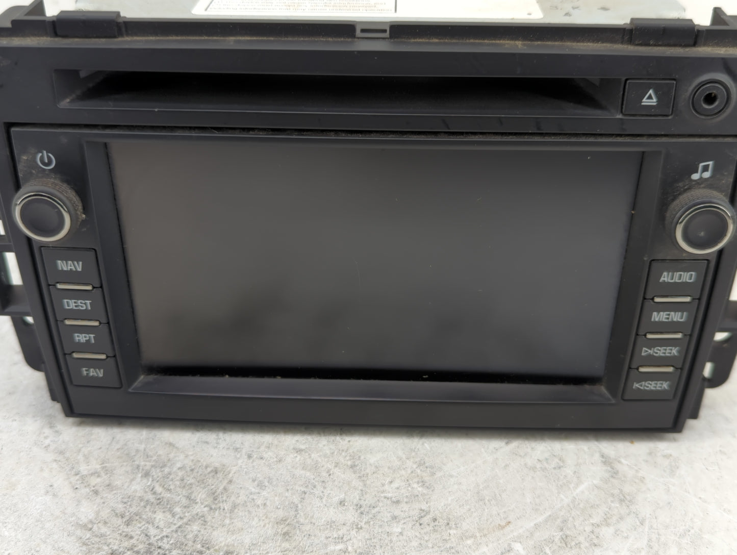 2008 Gmc Yukon Xl 1500 Radio AM FM Cd Player Receiver Replacement P/N:DW468100-6040 25846420 Fits OEM Used Auto Parts - Oemu