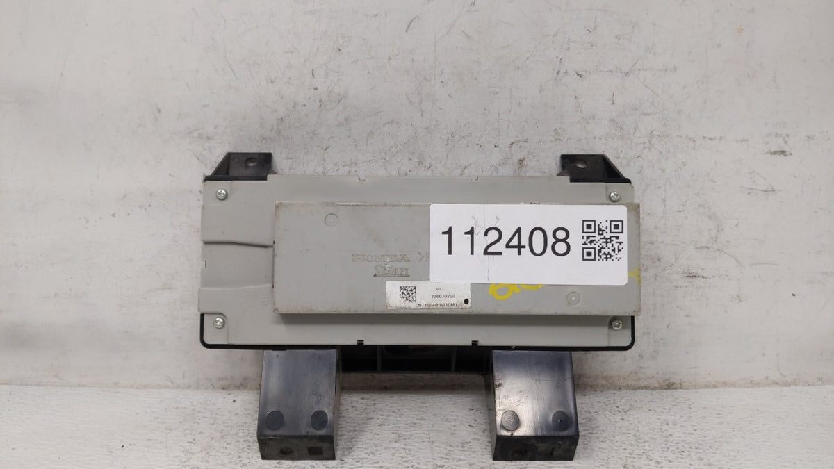 2008-2012 Honda Accord Am Fm Cd Player Radio Receiver 112408 - Oemusedautoparts1.com