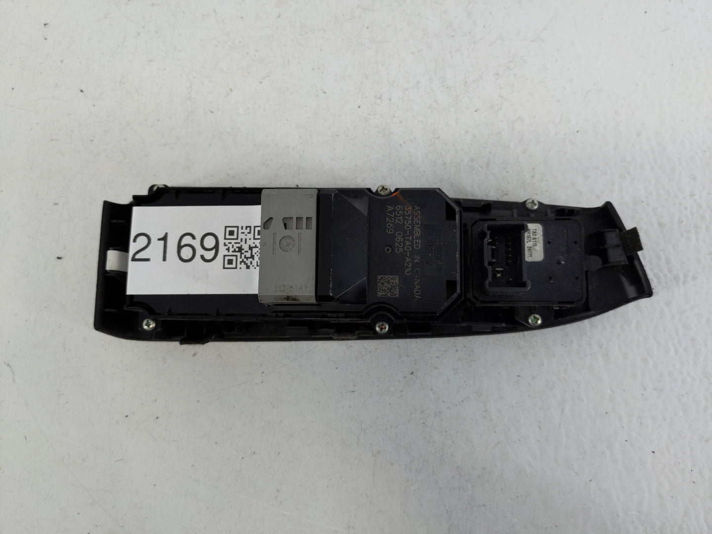 2008-2012 Honda Accord Master Power Window Switch Replacement Driver Side Left P/N:35750-TA0-A210 Fits OEM Used Auto Parts -
