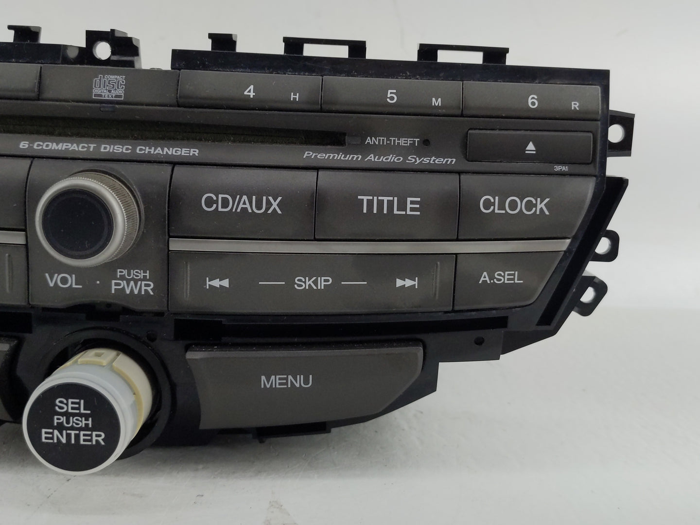 2008-2009 Honda Accord Radio AM FM Cd Player Receiver Replacement P/N:39101-TA0-A613-M1 Fits Fits 2008 2009 OEM Used Auto Pa