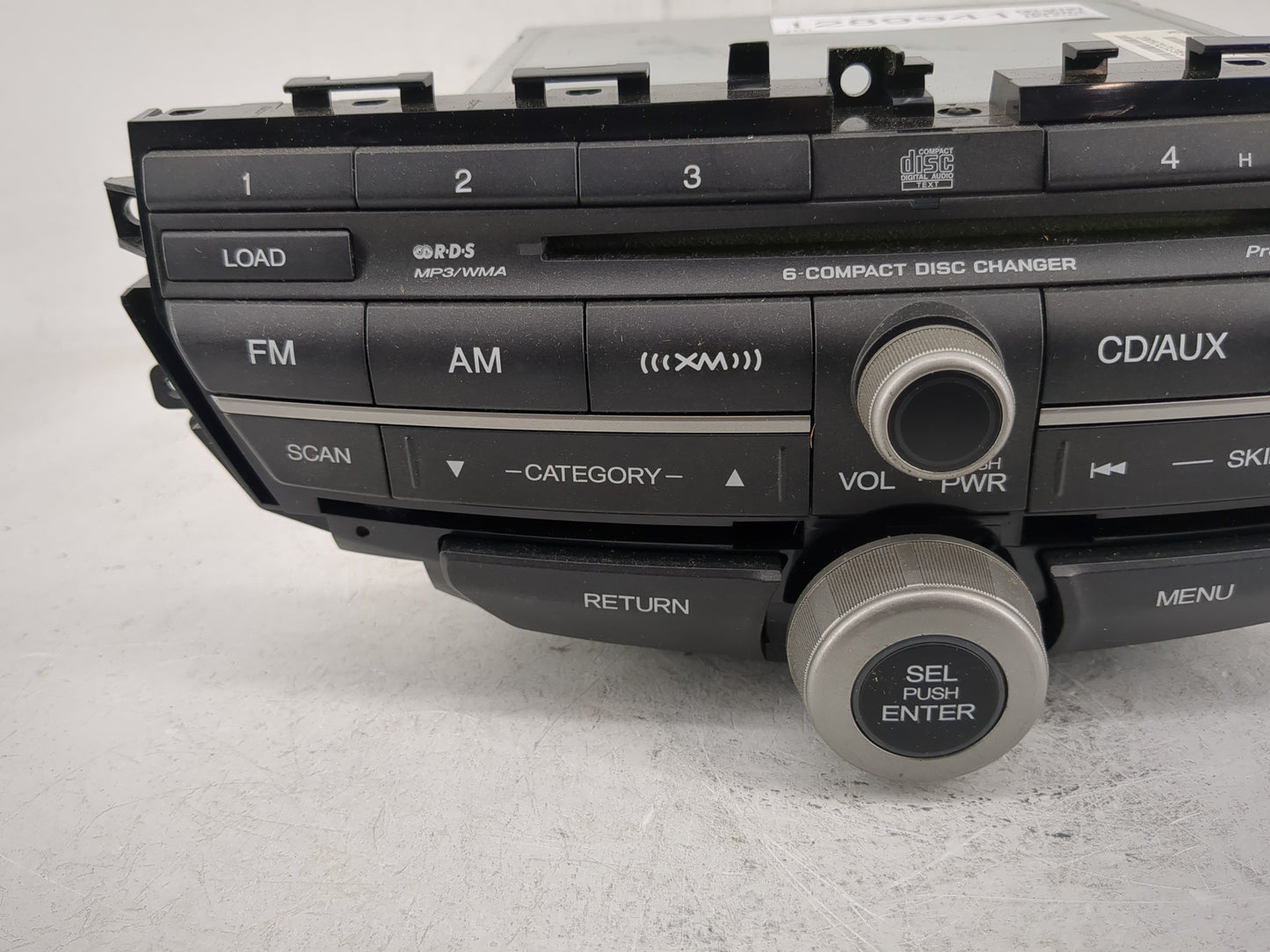 2008-2009 Honda Accord Radio AM FM Cd Player Receiver Replacement P/N:39101-TA0-A420-M1 EEA000335025 Fits Fits 2008 2009 OEM