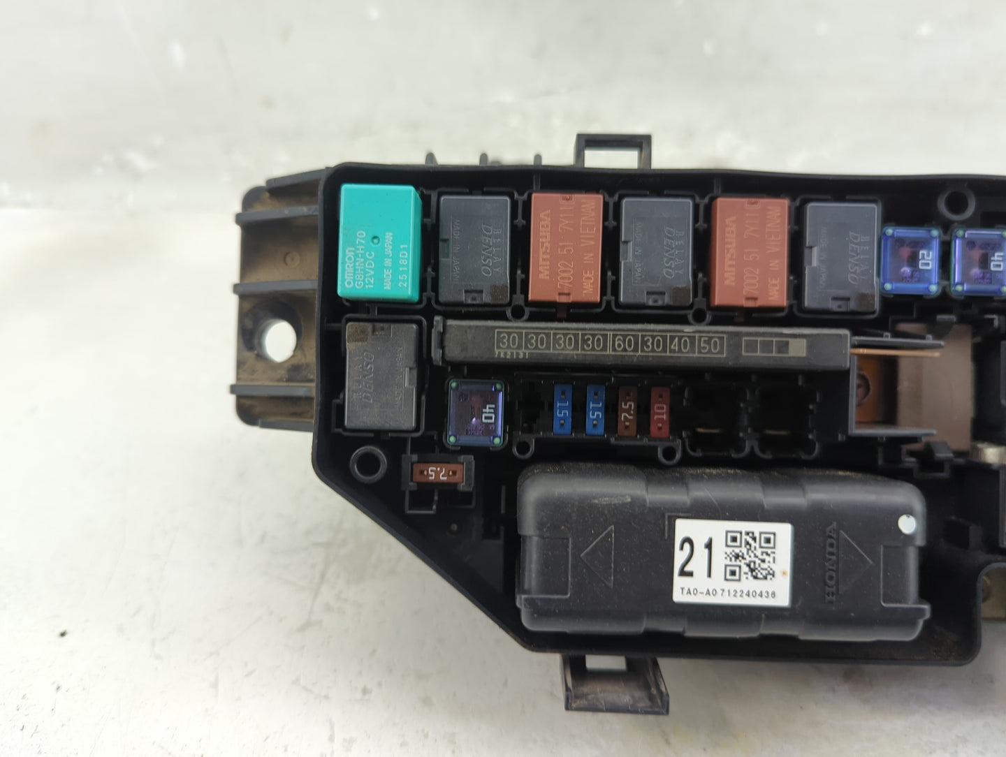 2008-2012 Honda Accord Fusebox Fuse Box Panel Relay Module Fits Fits 2008 2009 2010 2011 2012 OEM Used Auto Parts - Oemuseda