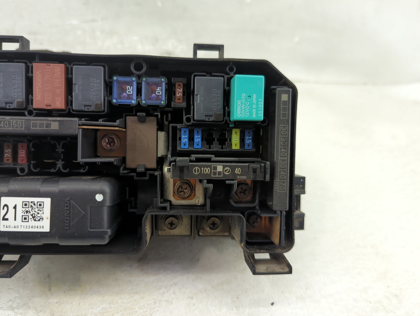 2008-2012 Honda Accord Fusebox Fuse Box Panel Relay Module Fits Fits 2008 2009 2010 2011 2012 OEM Used Auto Parts - Oemuseda