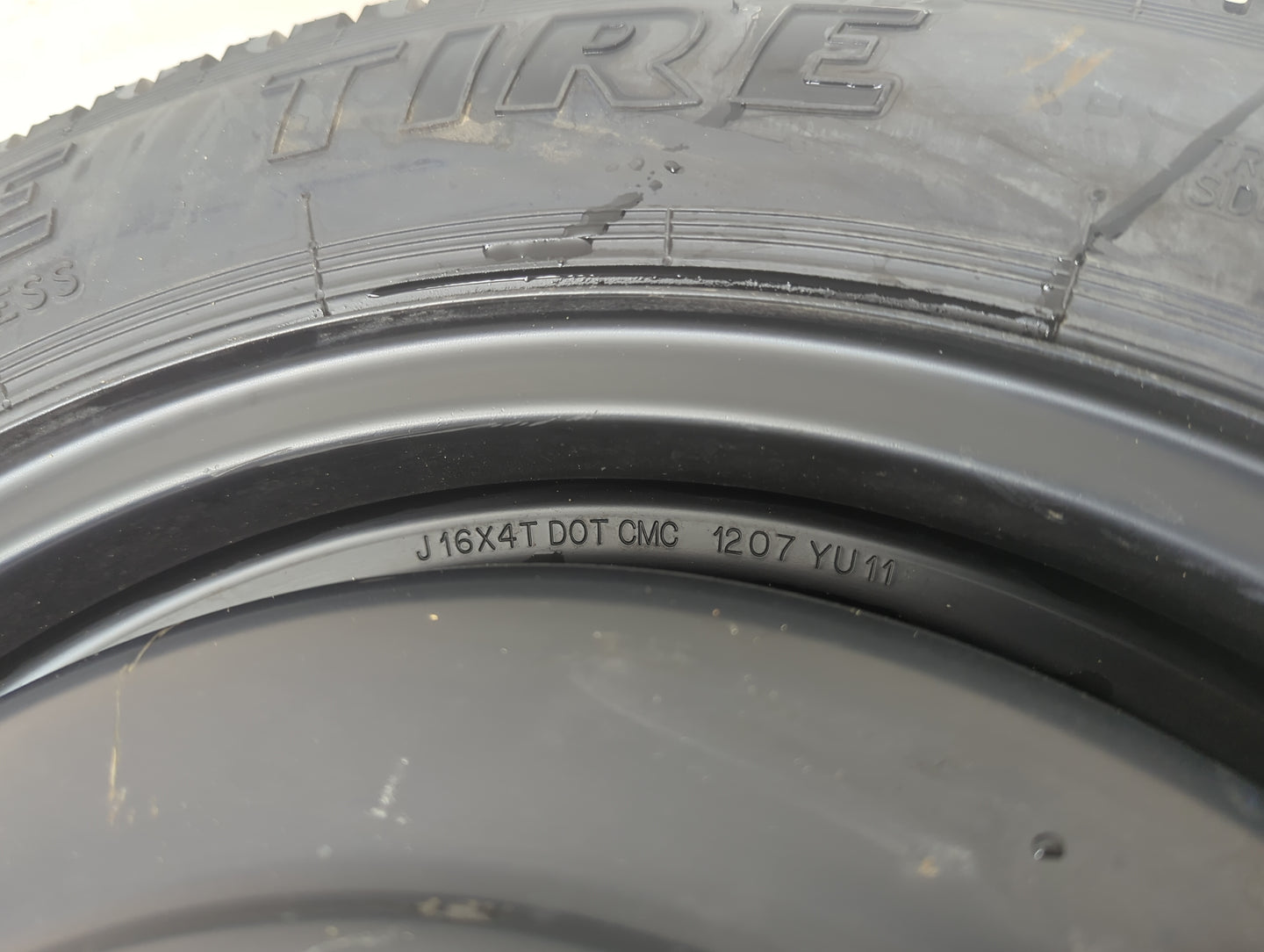2008 Honda Accord Spare Donut Tire Wheel Rim Oem - Oemusedautoparts1.com