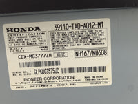 2008-2010 Honda Accord Radio AM FM Cd Player Receiver Replacement P/N:39110-TA0-A012-M1 Fits Fits 2008 2009 2010 OEM Used Au