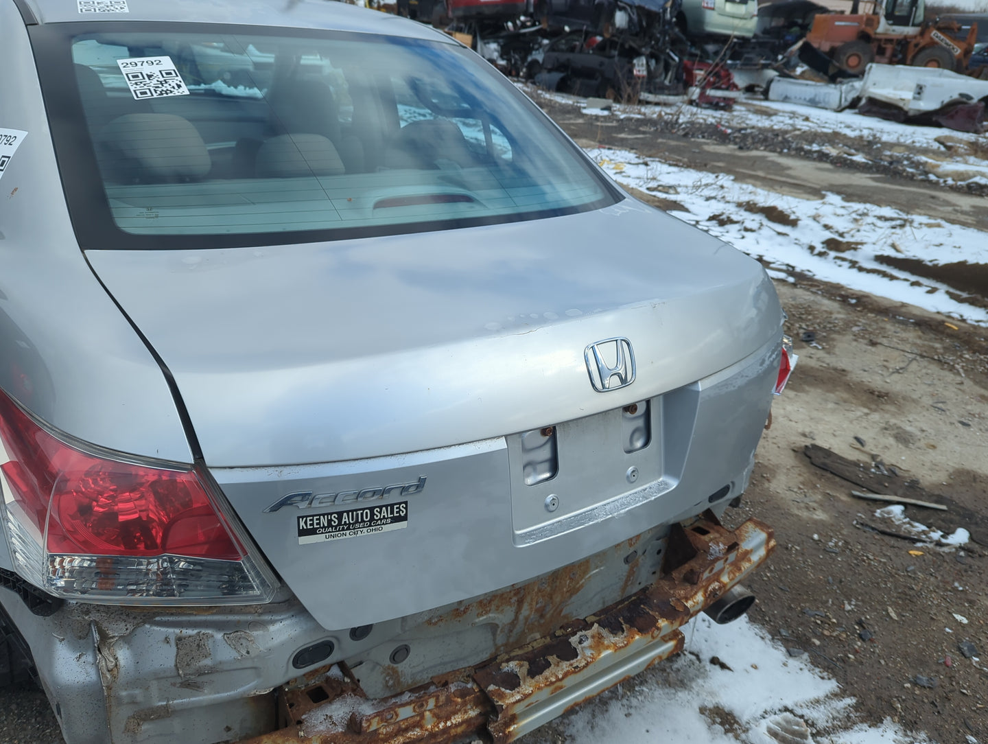 2008-2010 Honda Accord Trunk/decklid/hatch/tailgate Oem 1378633 - Oemusedautoparts1.com