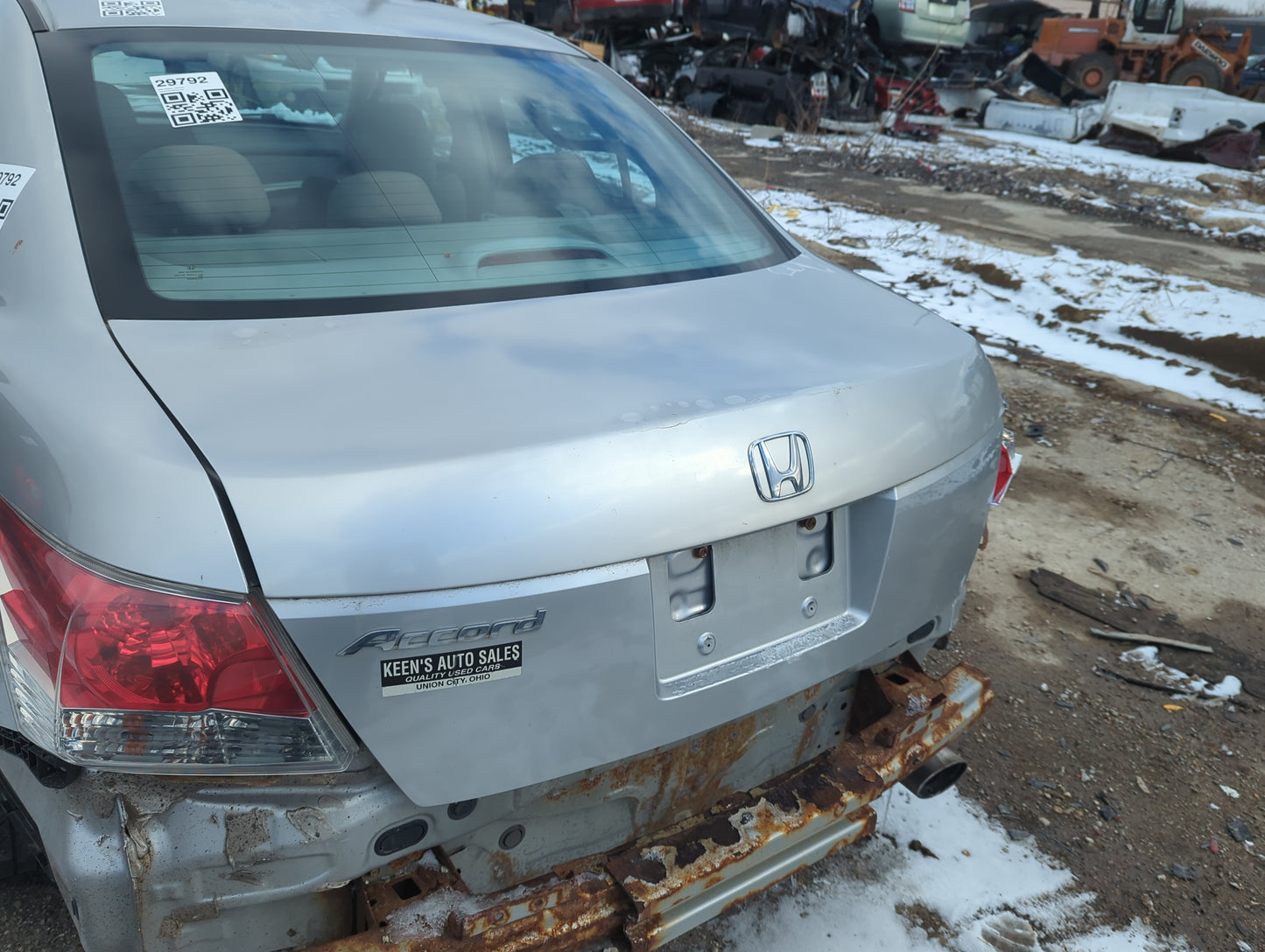 2008-2010 Honda Accord Trunk/decklid/hatch/tailgate Oem 1378633 - Oemusedautoparts1.com