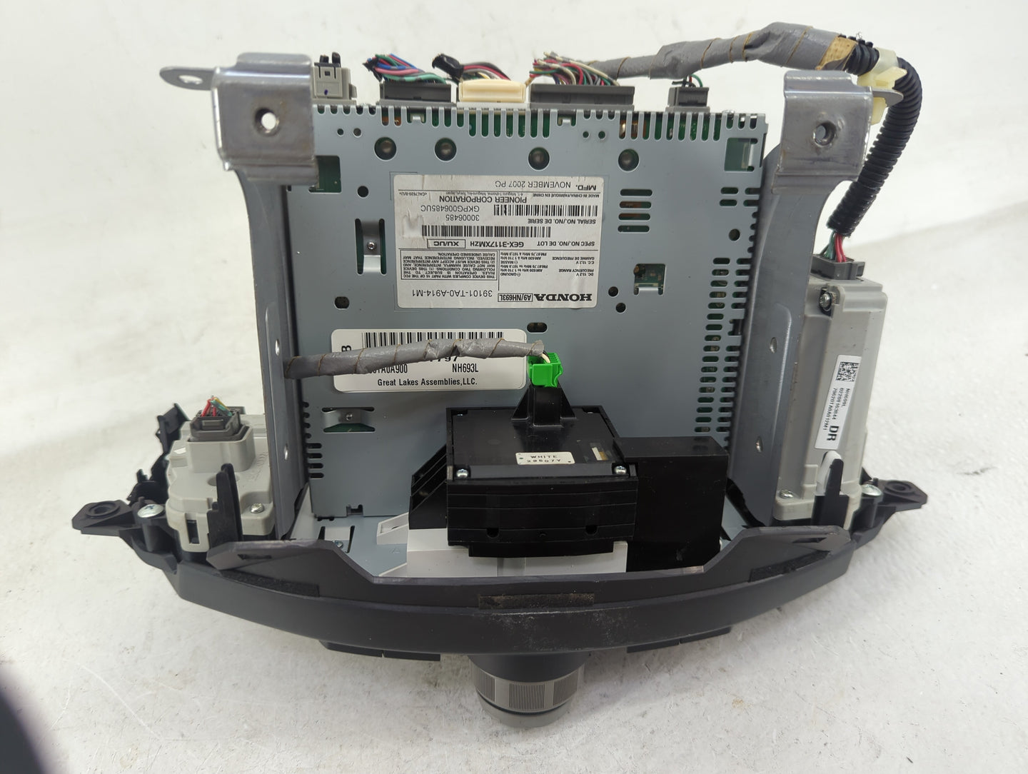 2008-2009 Honda Accord Radio AM FM Cd Player Receiver Replacement P/N:39101-TA0-A914-M1 Fits Fits 2008 2009 OEM Used Auto Pa