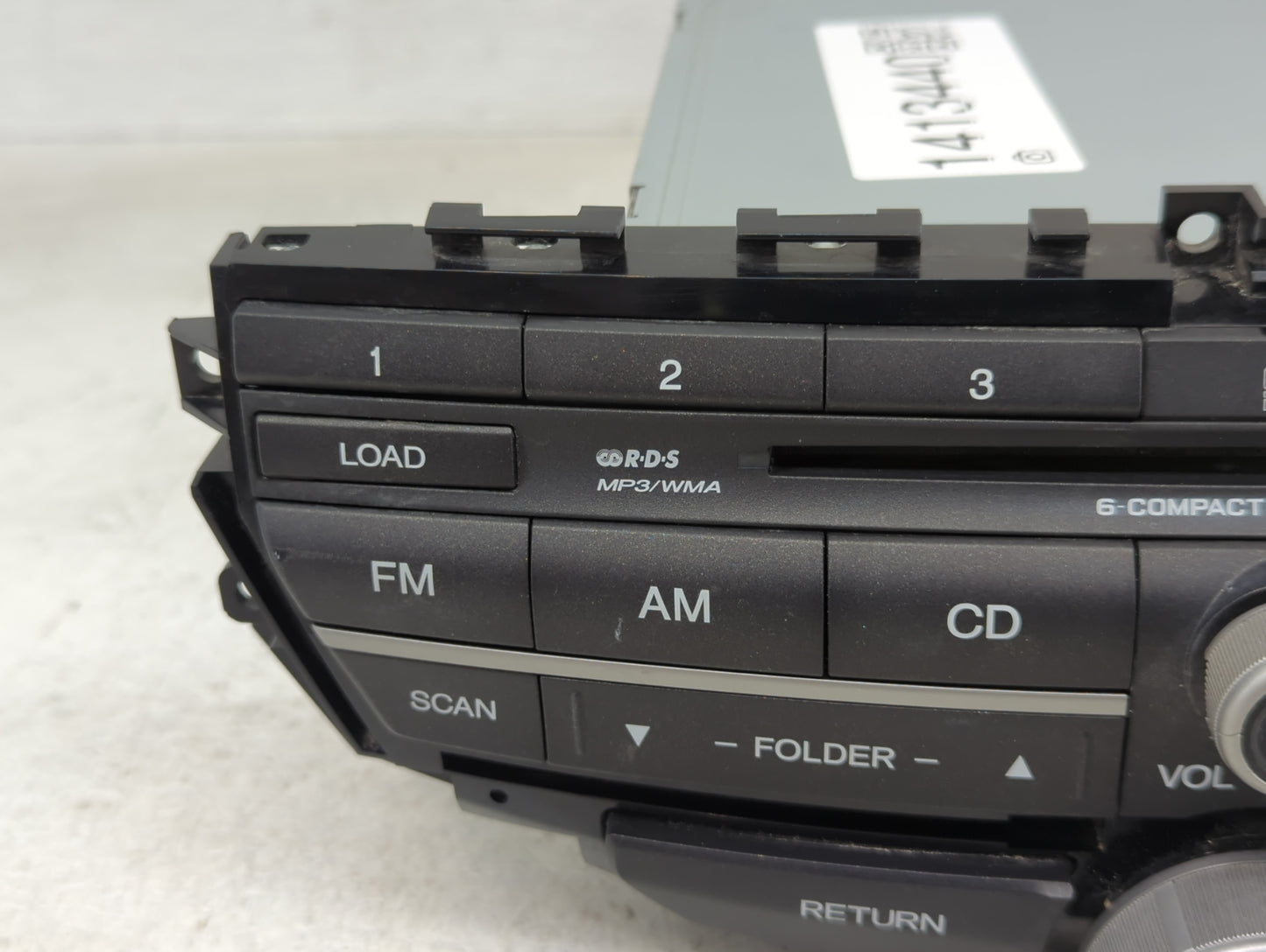 2008-2009 Honda Accord Radio AM FM Cd Player Receiver Replacement P/N:39101-TA0-A313-M1 Fits Fits 2008 2009 OEM Used Auto Pa