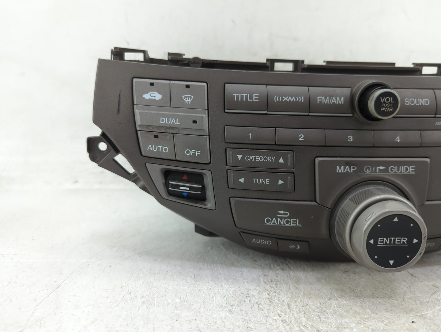 2008-2009 Honda Accord Radio AM FM Cd Player Receiver Replacement Fits Fits 2008 2009 OEM Used Auto Parts - Oemusedautoparts