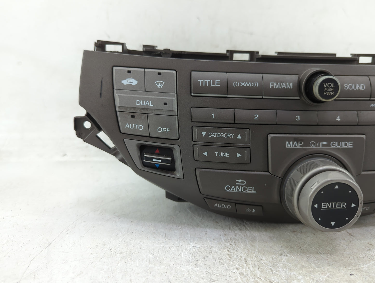 2008-2009 Honda Accord Radio AM FM Cd Player Receiver Replacement Fits Fits 2008 2009 OEM Used Auto Parts - Oemusedautoparts