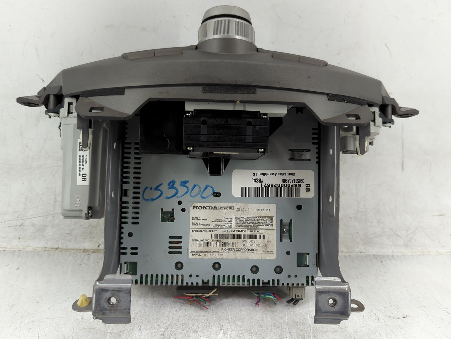 2008-2009 Honda Accord Radio AM FM Cd Player Receiver Replacement Fits Fits 2008 2009 OEM Used Auto Parts - Oemusedautoparts