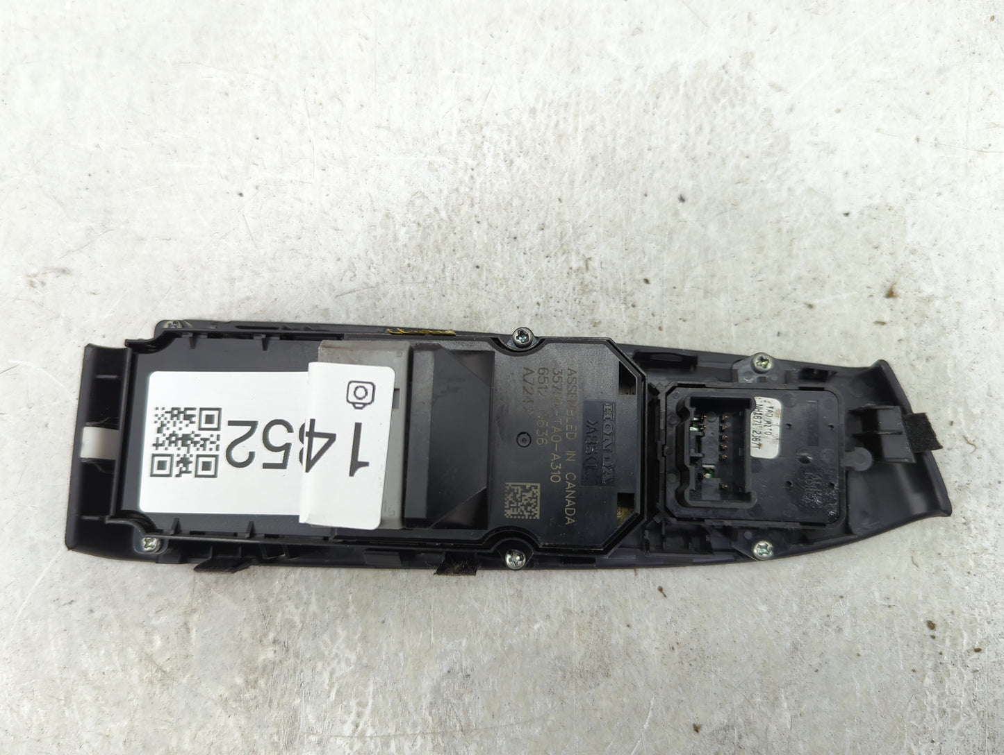 2008-2012 Honda Accord Master Power Window Switch Replacement Driver Side Left P/N:35750-TA0-A30 Fits OEM Used Auto Parts - 