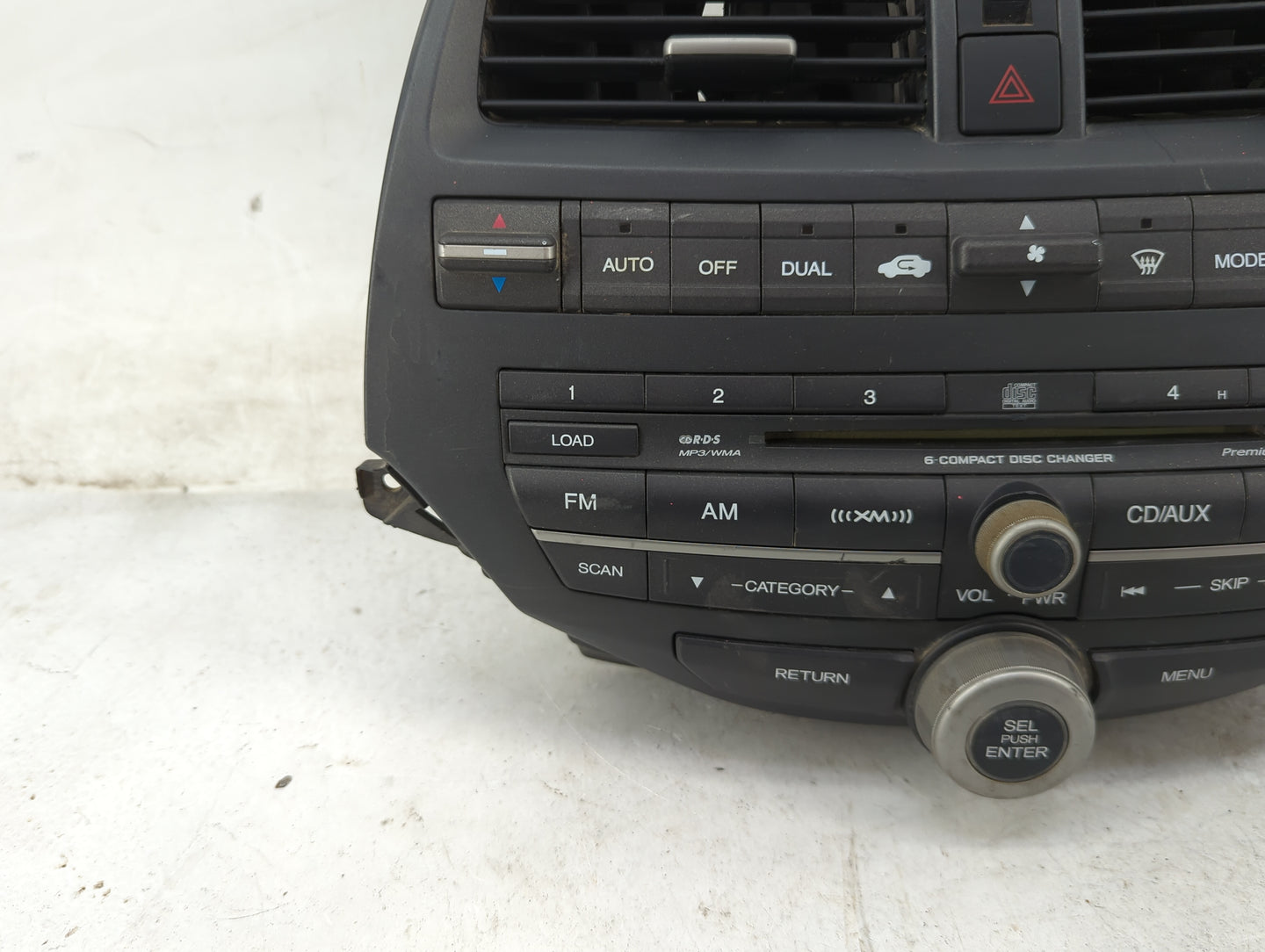 2008-2011 Honda Accord Radio AM FM Cd Player Receiver Replacement P/N:DEX-3117 Fits Fits 2008 2009 2010 2011 OEM Used Auto P